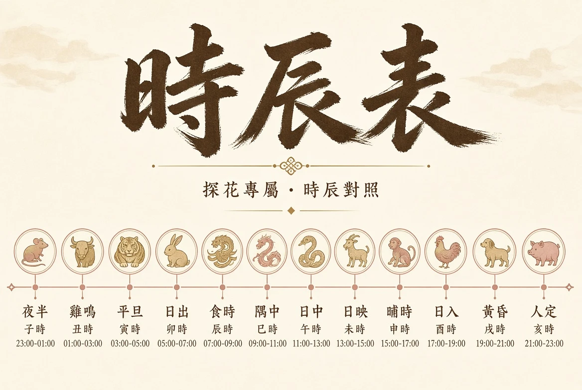 时辰表内容导览